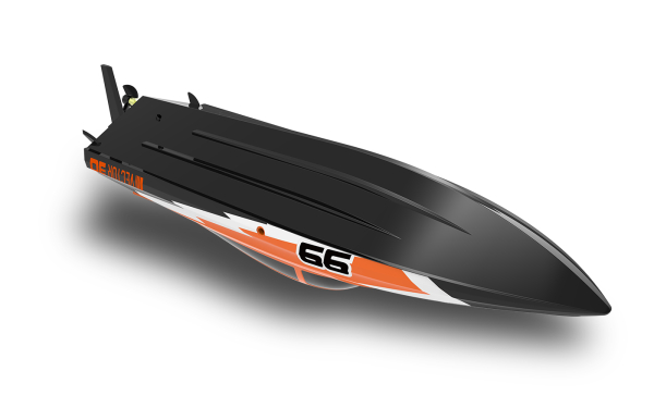 10015 Vector SR30 Rennboot Elektro Brushed 2S RTR orange